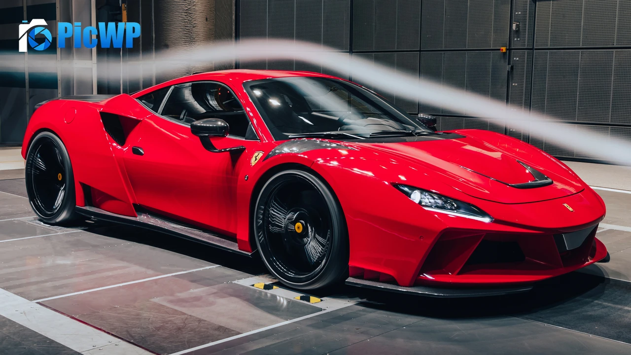 Novitec Ferrari F8 Tributo N-Largo Red cars 4K PC Wallpaper