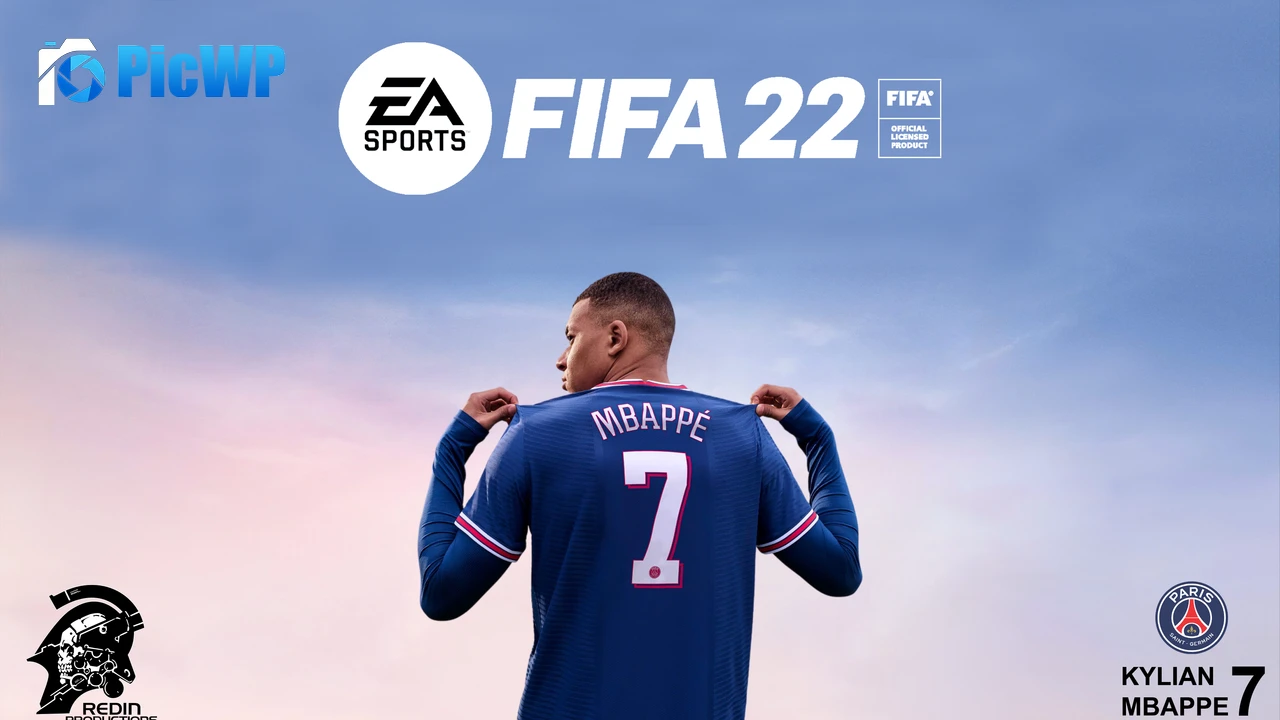 Kylian Mbappé FIFA 22 4K PC Wallpaper