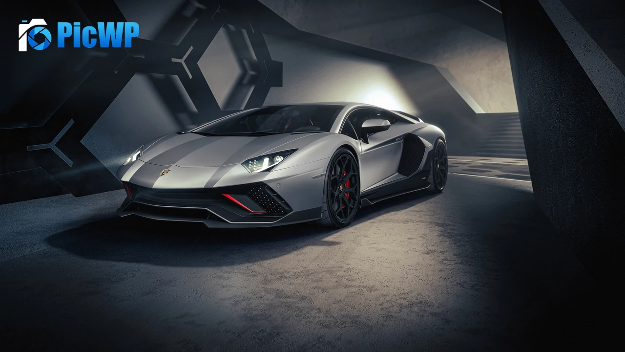 Lamborghini Aventador LP 780-4 Ultimae Dark aesthetic 4K PC Wallpaper
