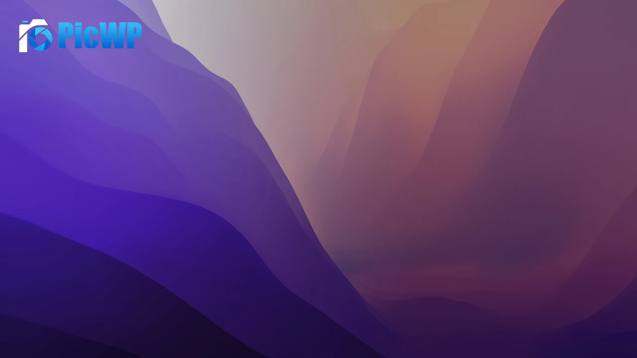 macOS Monterey Purple 4K PC Wallpaper