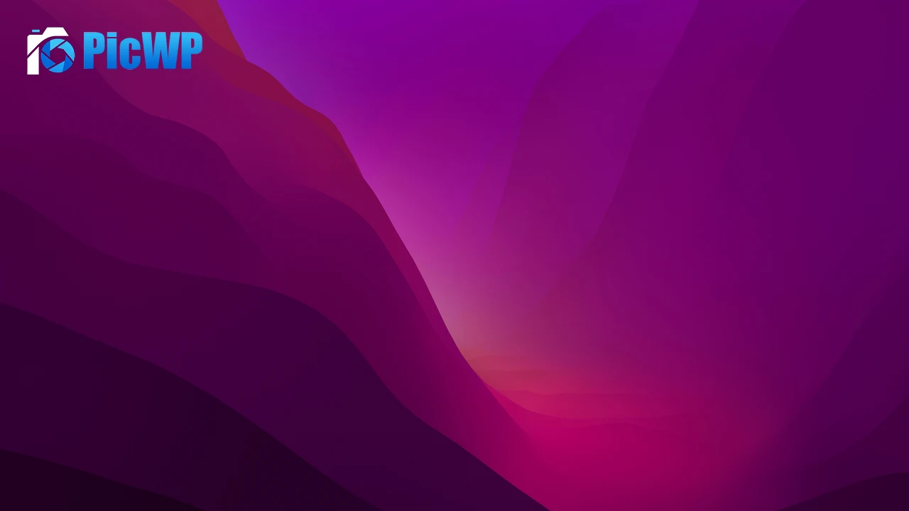 macOS Monterey Pink aesthetic 4K PC Wallpaper