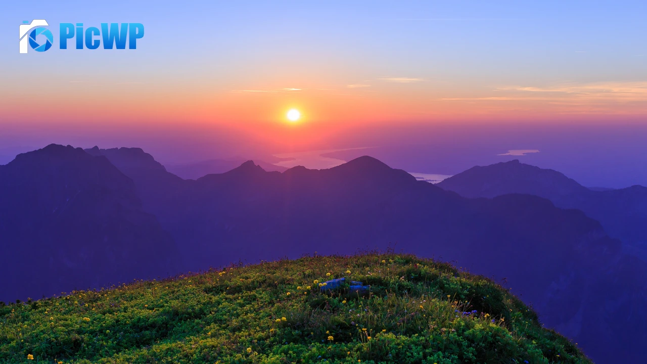 Rautispitz Sunset 4K PC Wallpaper