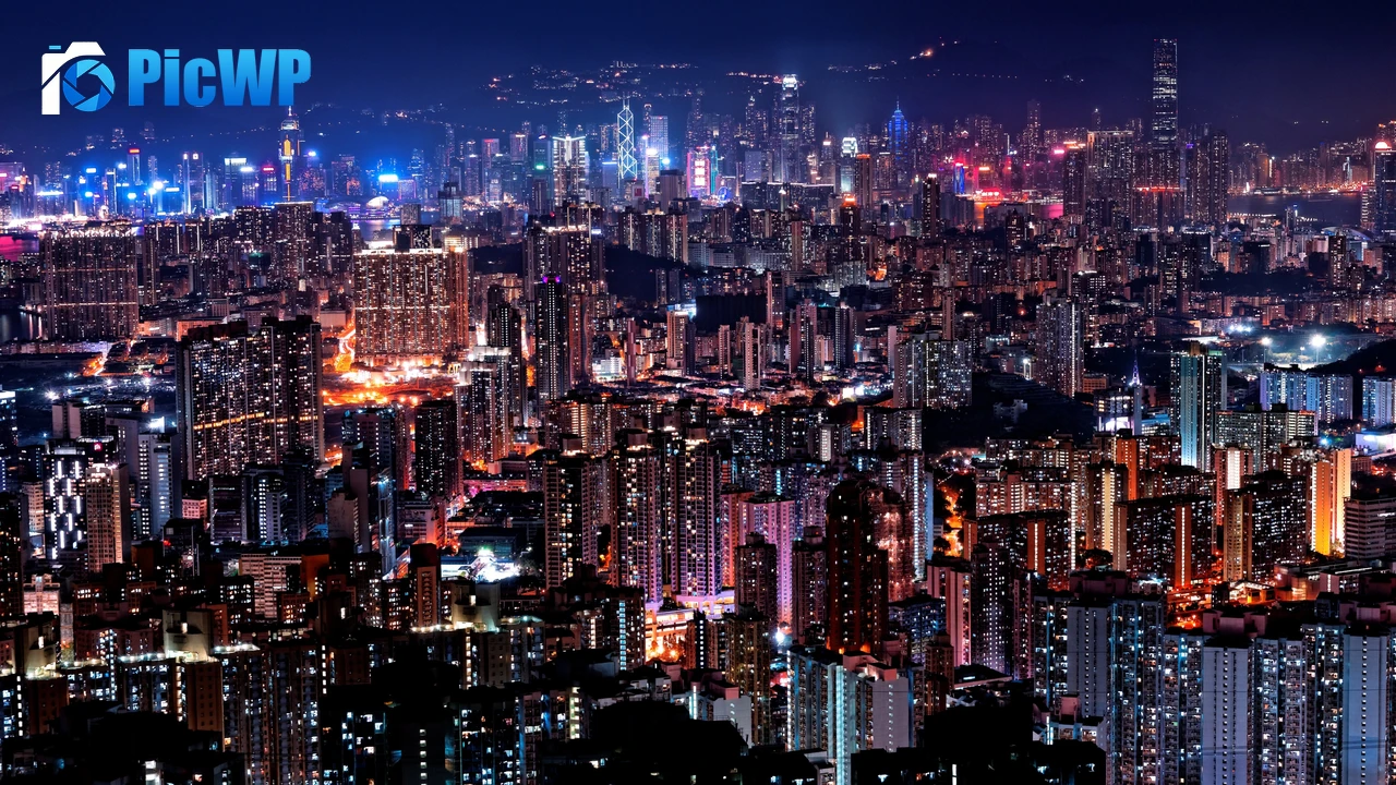 Hong Kong City Skyline Cityscape 4K PC Wallpaper