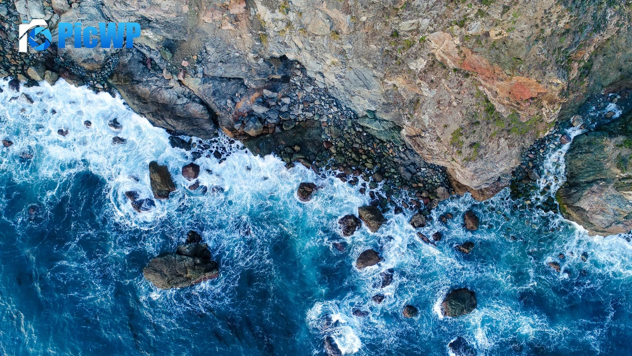 Rocky coast Big Sur 4K PC Wallpaper