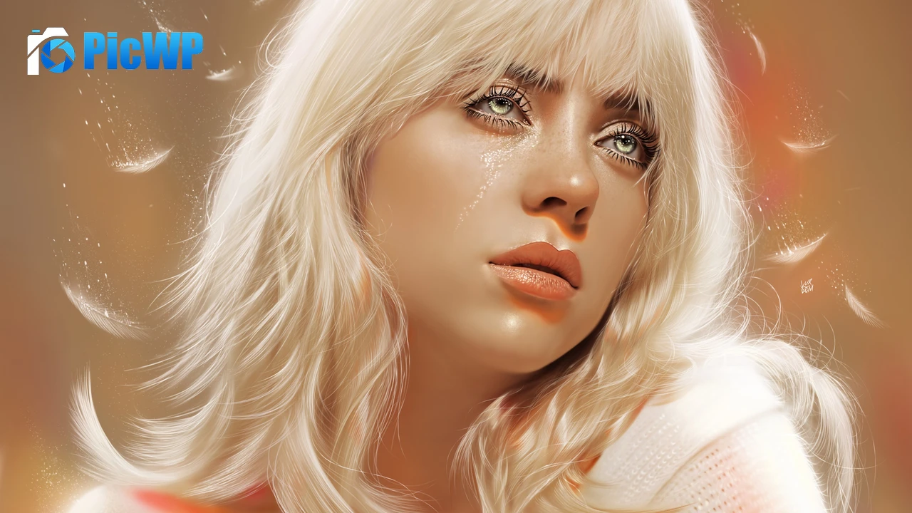Billie Eilish Artwork 4K PC Wallpaper