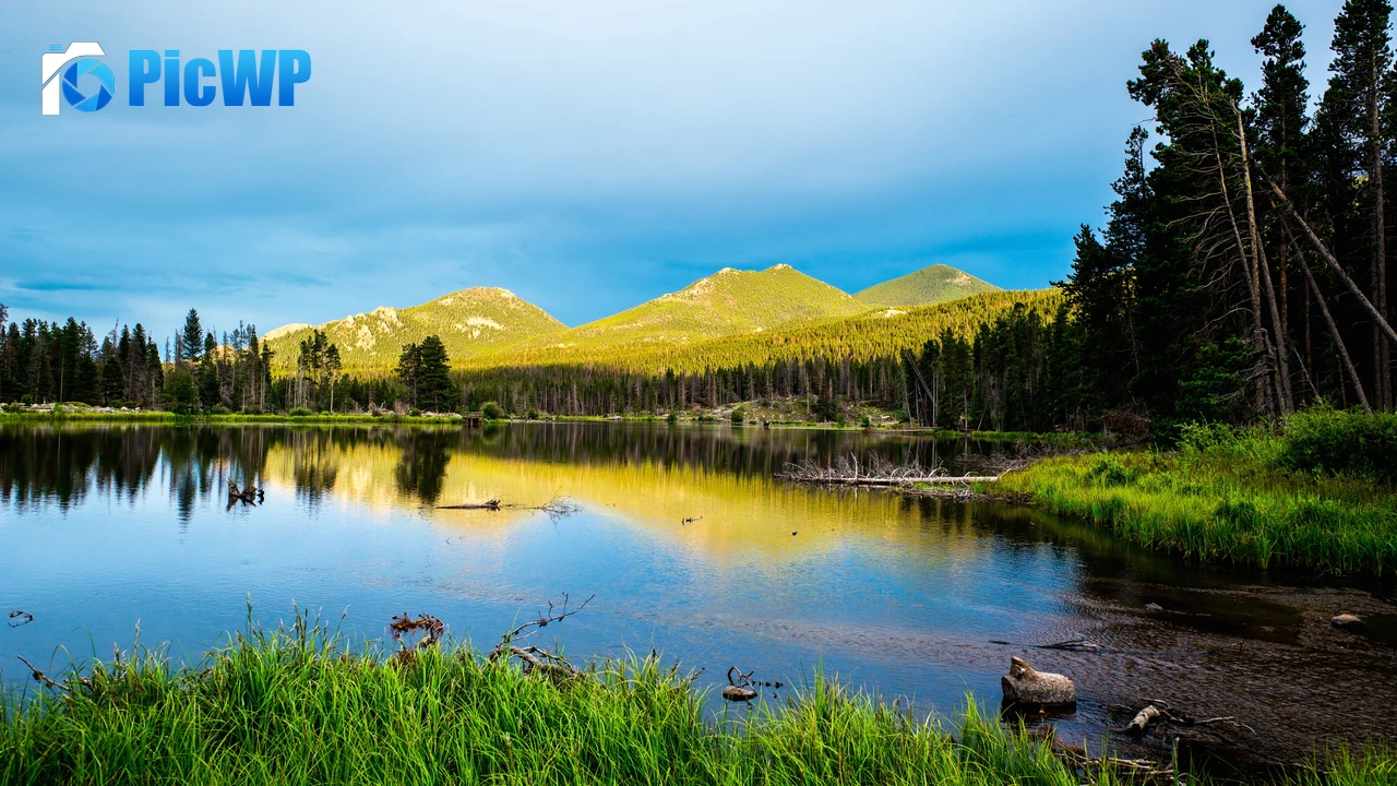 Sprague Lake Rocky Mountain National Park 4K PC Wallpaper