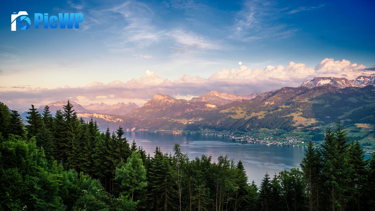 Lake Zurich Switzerland 4K PC Wallpaper