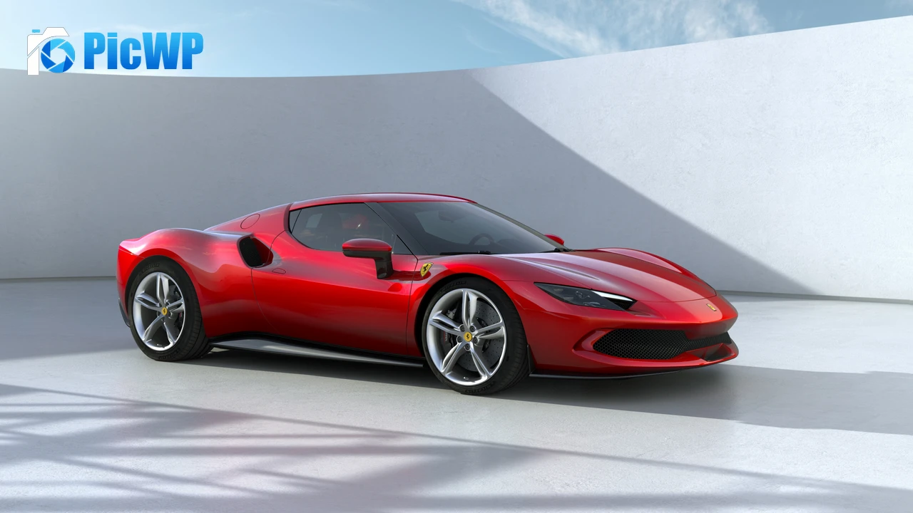 Ferrari 296 GTB Red cars 4K PC Wallpaper