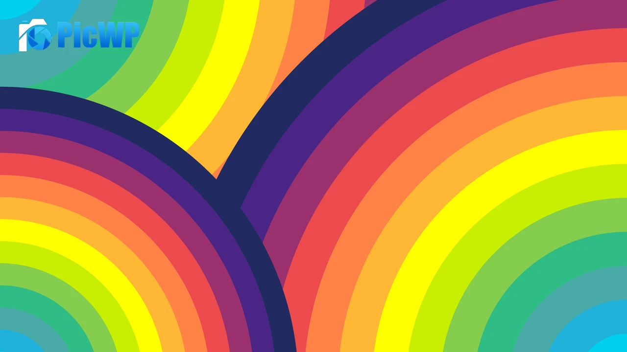 Rainbow colors Colorful background 4K PC Wallpaper