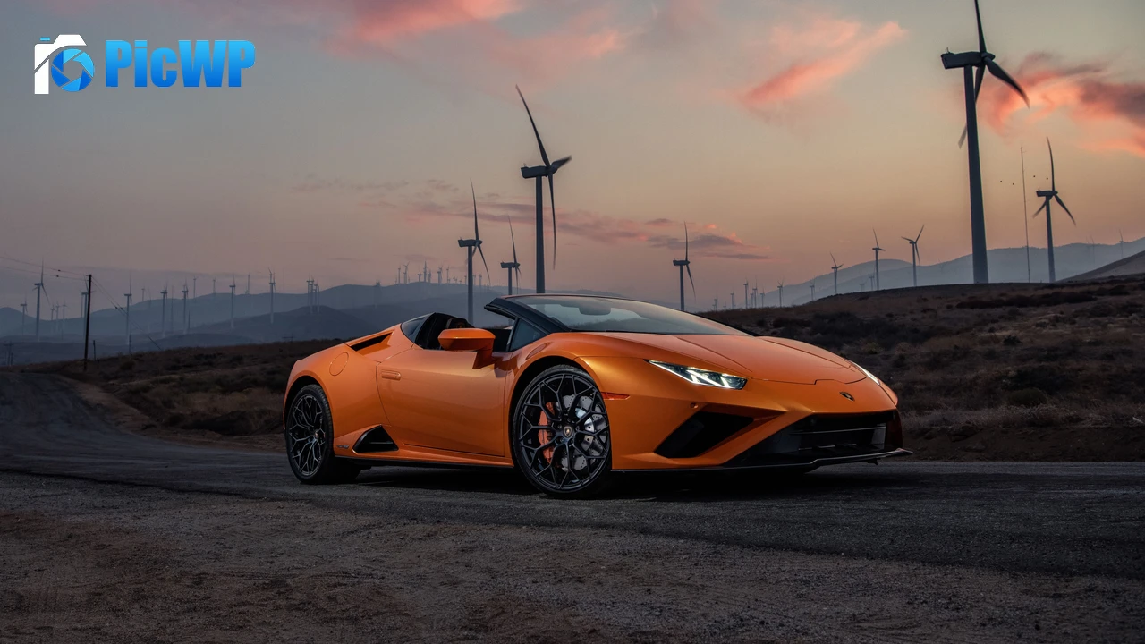 Lamborghini Huracan EVO RWD Spyder 4K PC Wallpaper
