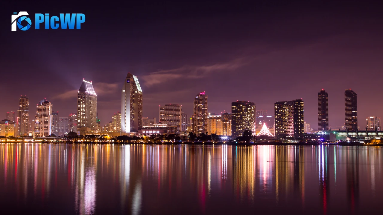 San Diego City Skyline 4K PC Wallpaper