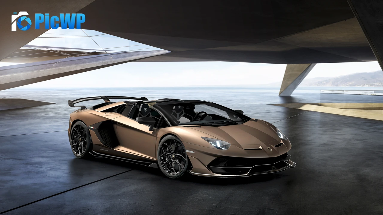 Lamborghini Aventador SVJ Roadster 4K PC Wallpaper