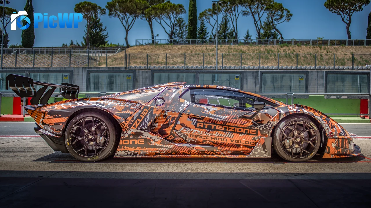 Lamborghini Essenza SCV12 Art Car 4K PC Wallpaper
