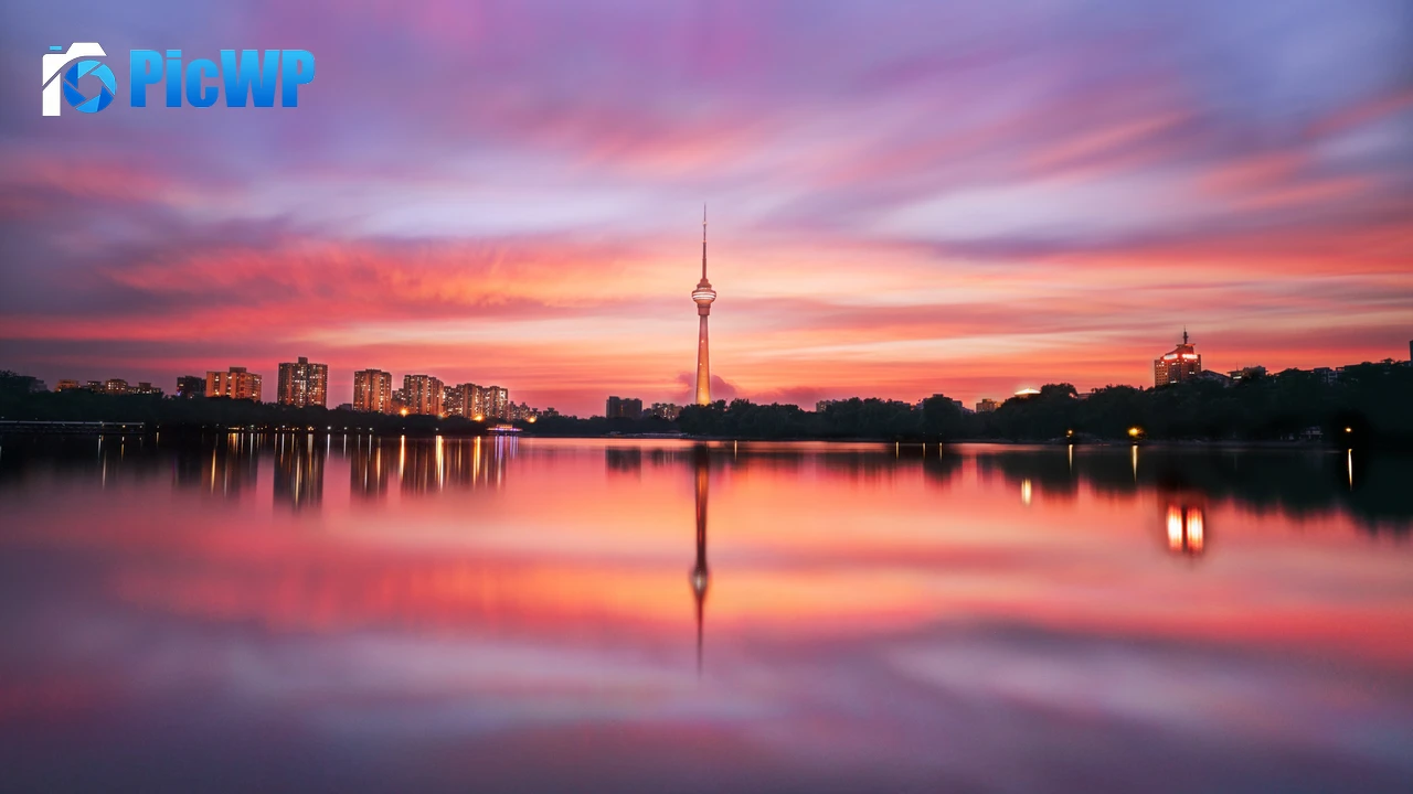 China Central TV Tower Beijing 4K PC Wallpaper