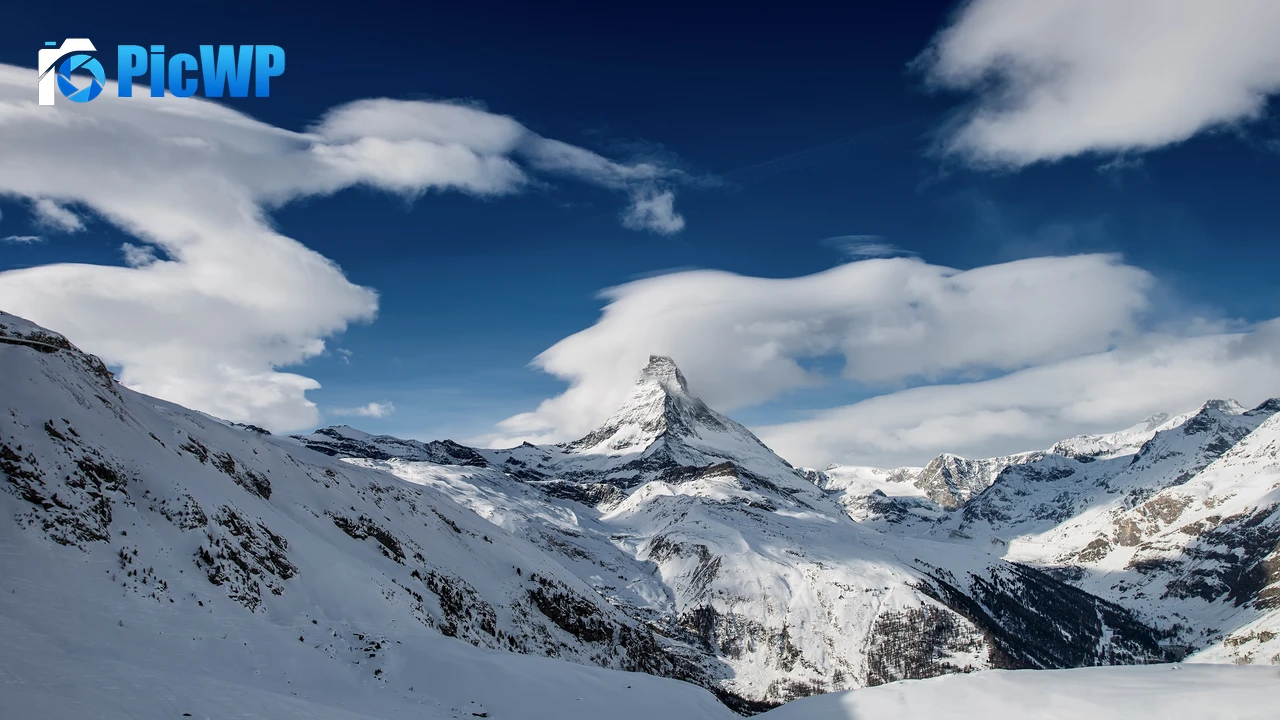 Matterhorn Mountain Peak 4K PC Wallpaper