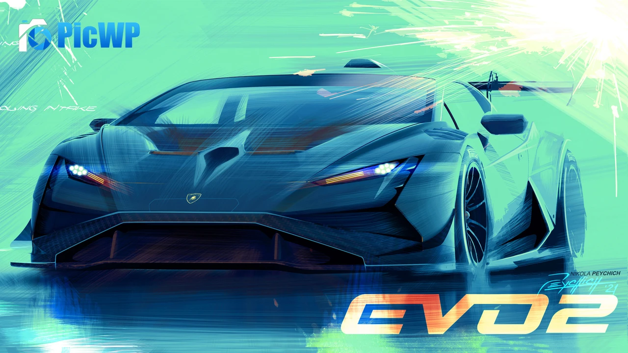 Lamborghini Huracán Super Trofeo EVO2 Concept 4K PC Wallpaper