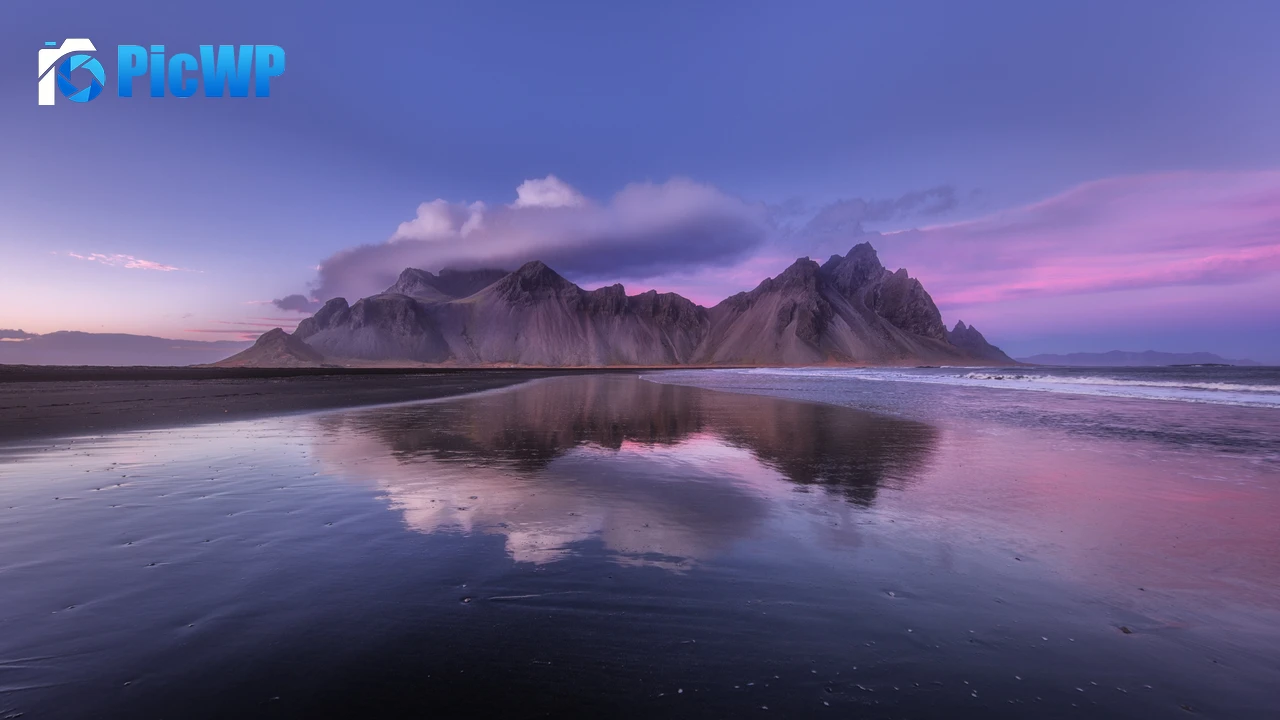 Vestrahorn mountain Iceland 4K PC Wallpaper