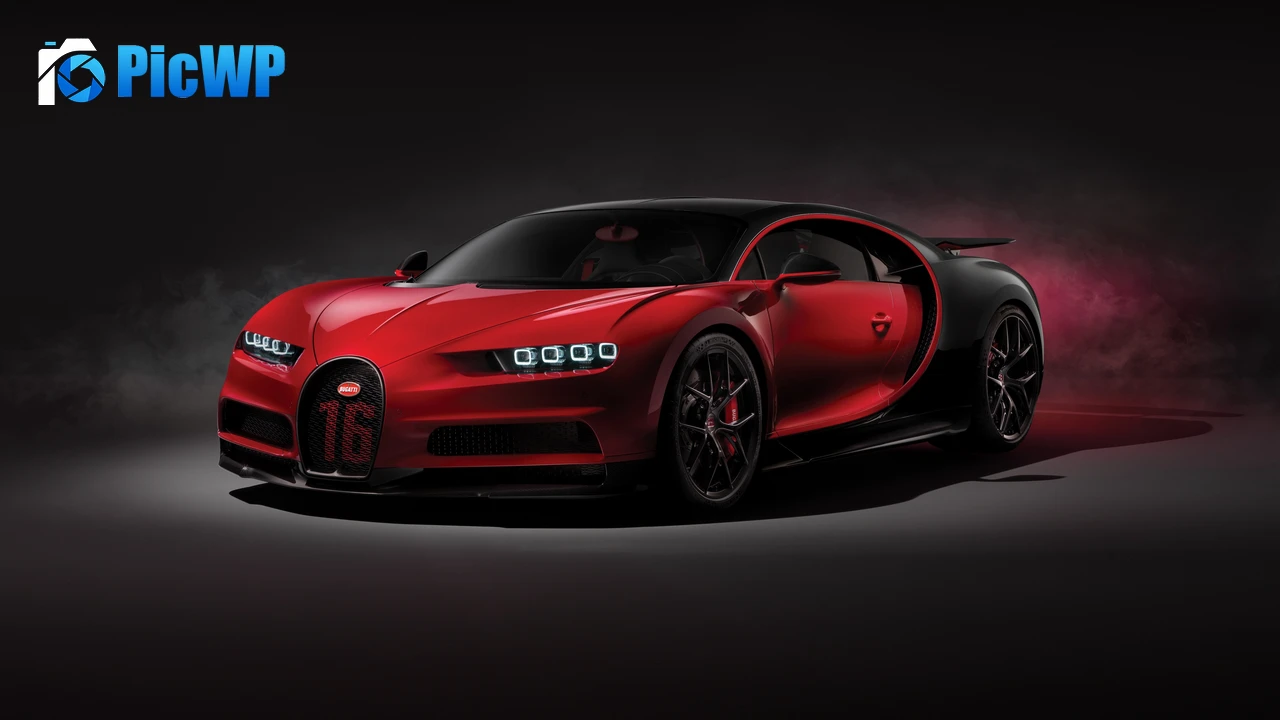 Bugatti Chiron Sport Dark background 4K PC Wallpaper