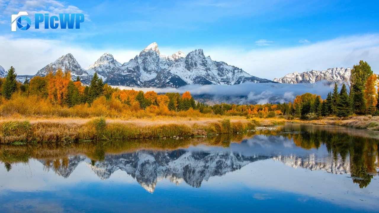 Grand Teton National Park Aesthetic 4K PC Wallpaper