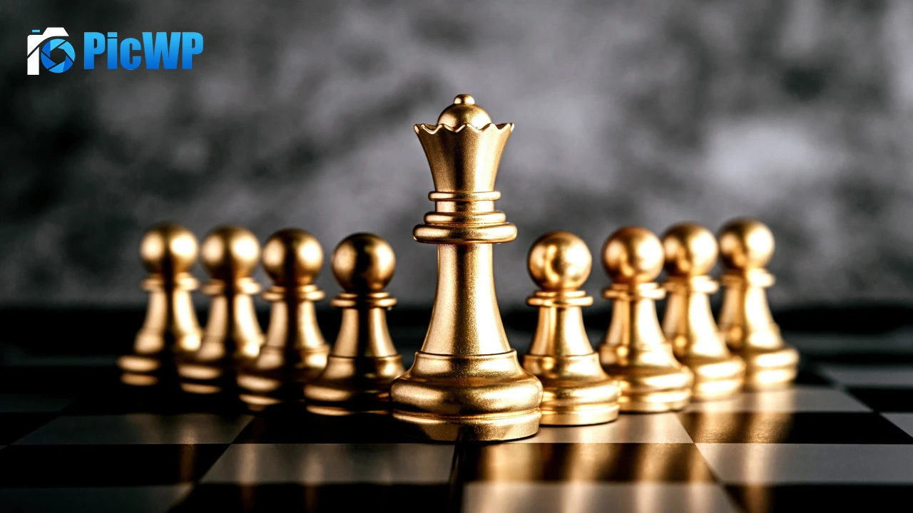 King (Chess) Chessboard 4K PC Wallpaper