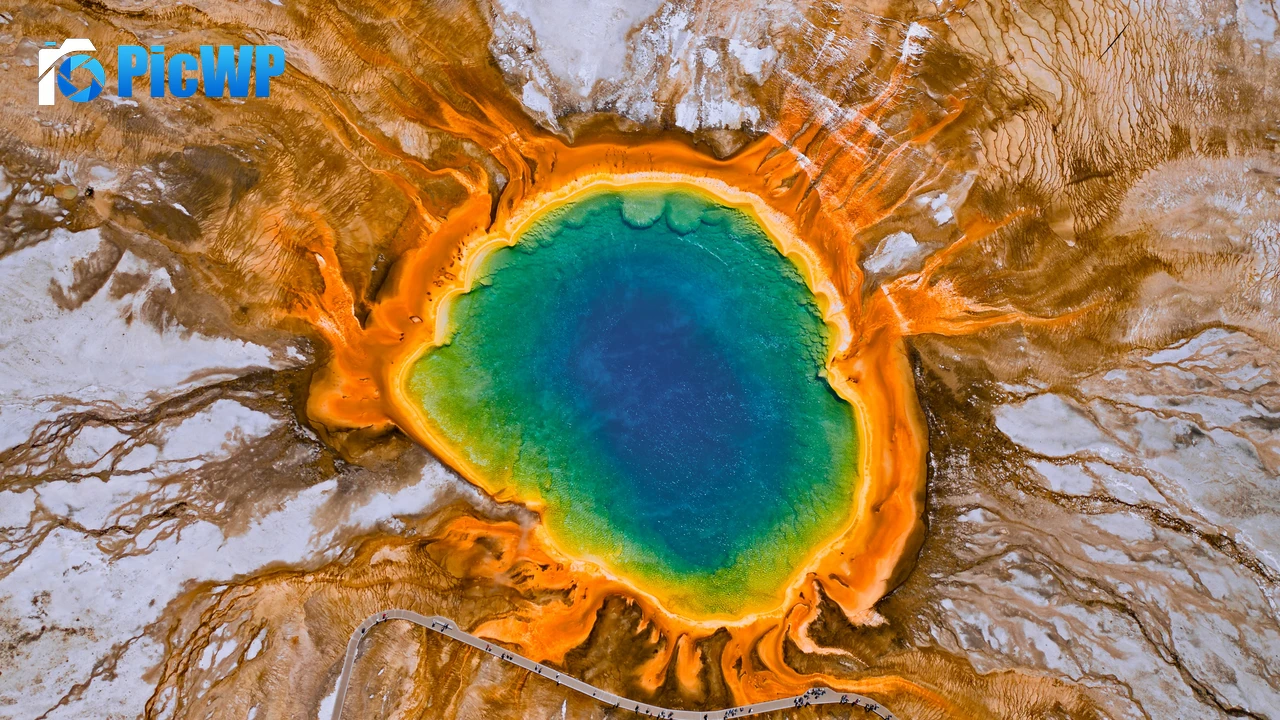 Yellowstone Caldera Yellowstone National Park 4K PC Wallpaper