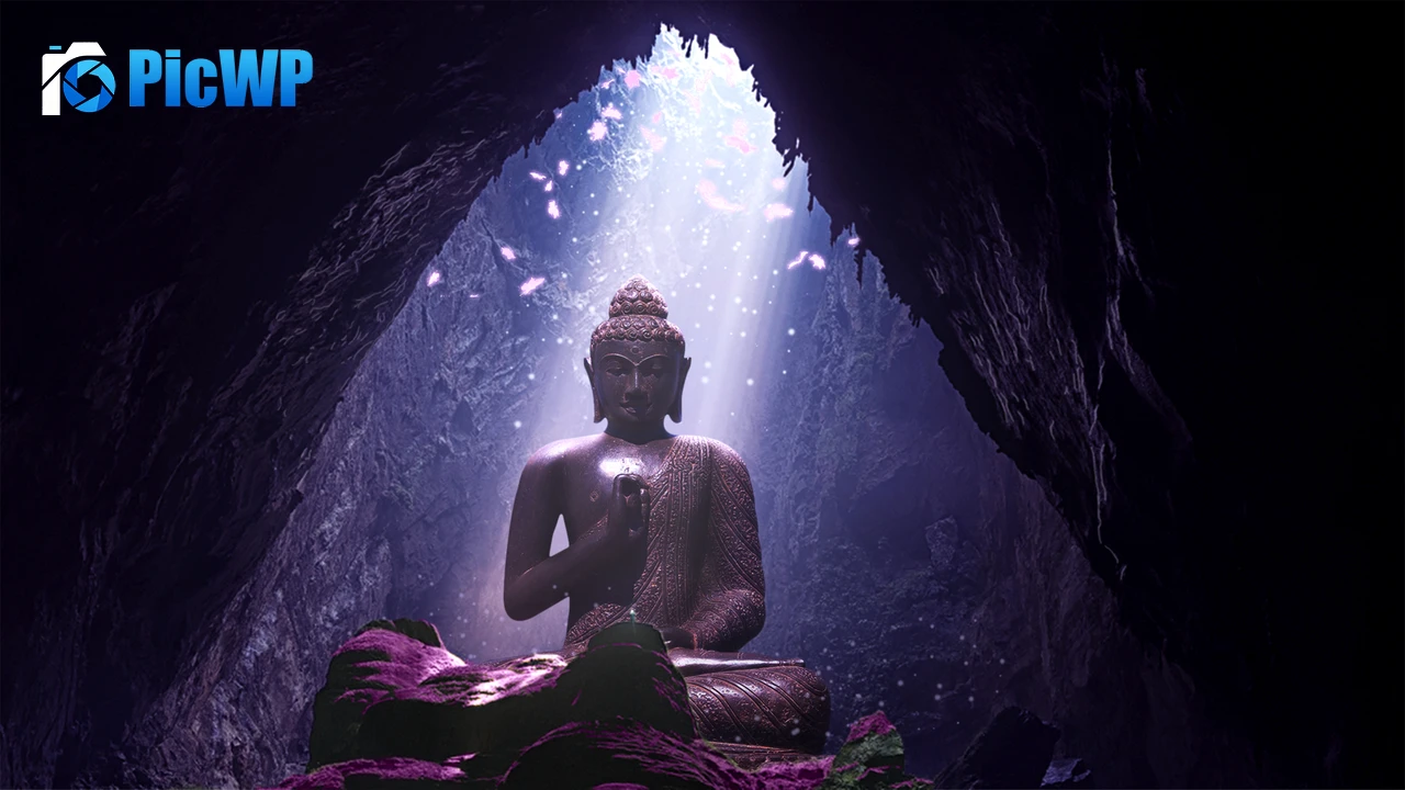 Lord Buddha CGI 4K PC Wallpaper