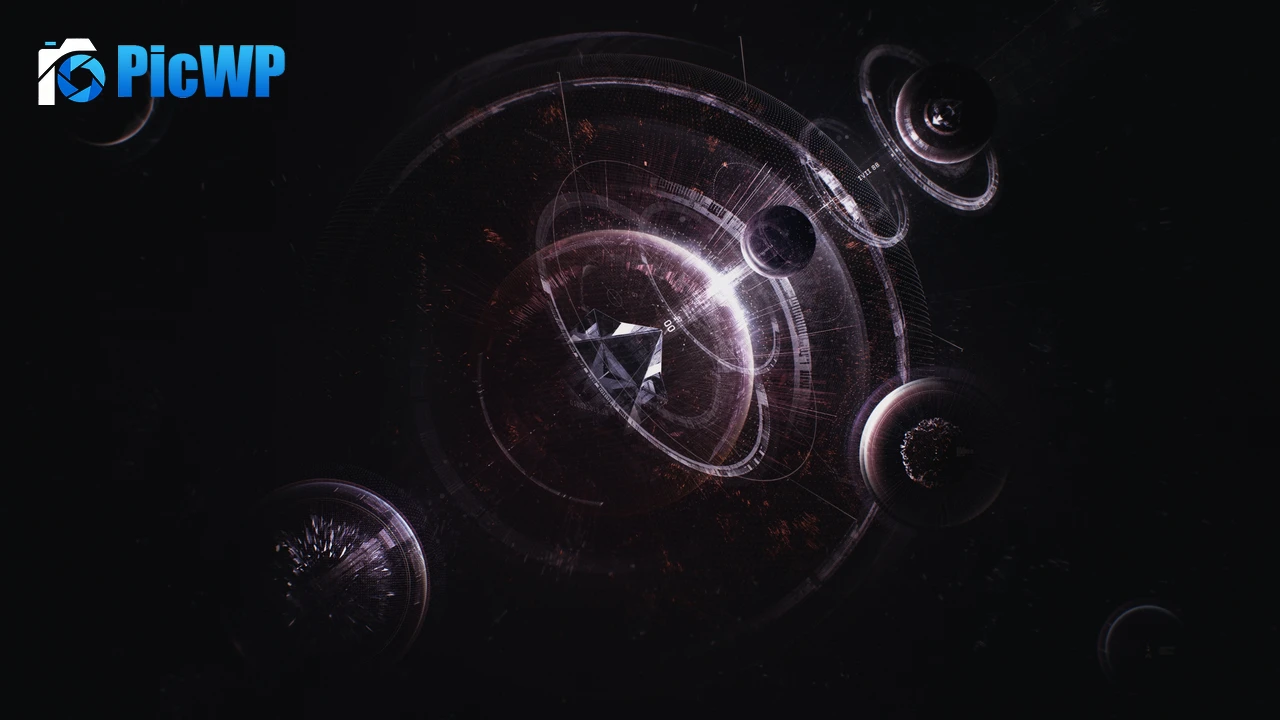 Vortex Black hole 4K PC Wallpaper