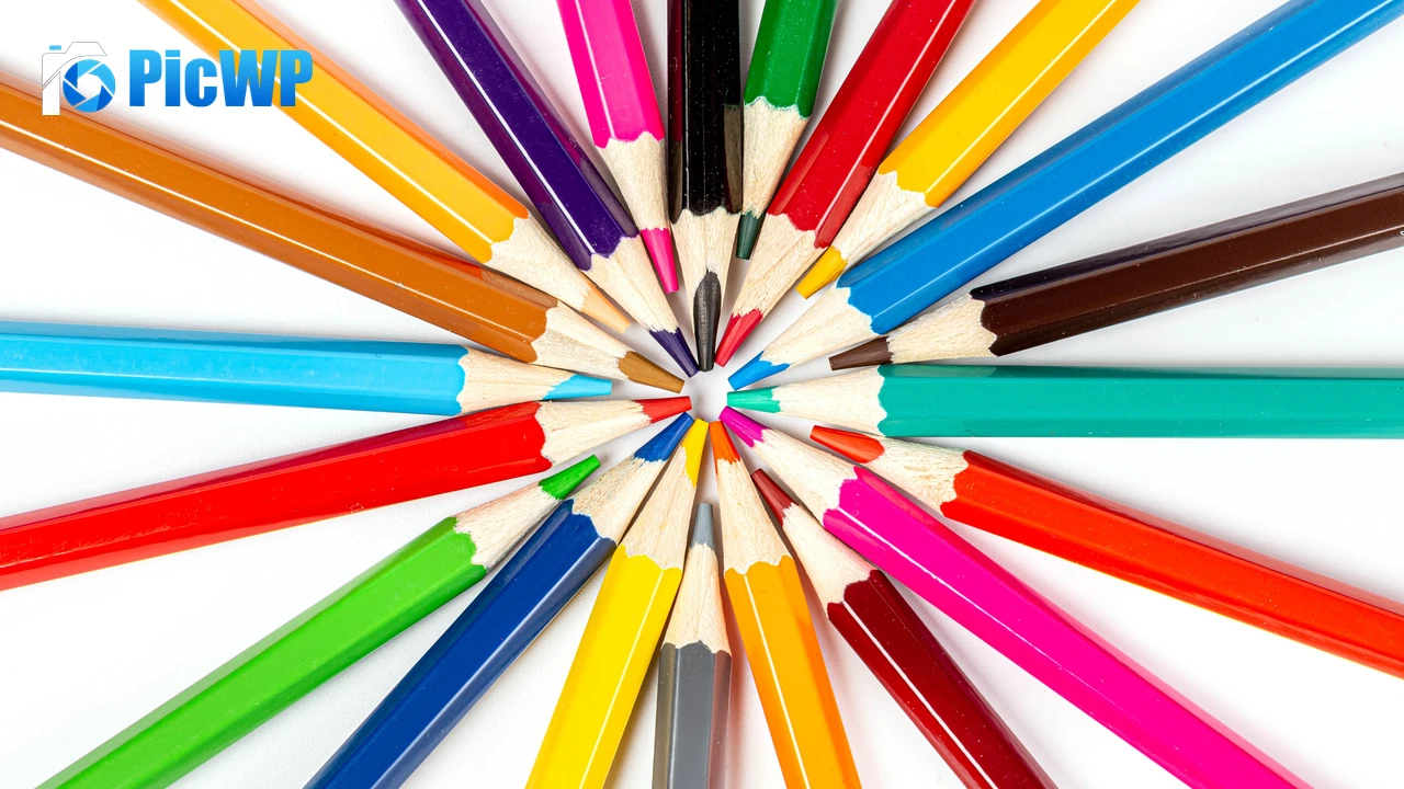 Pencils Colorful 4K PC Wallpaper
