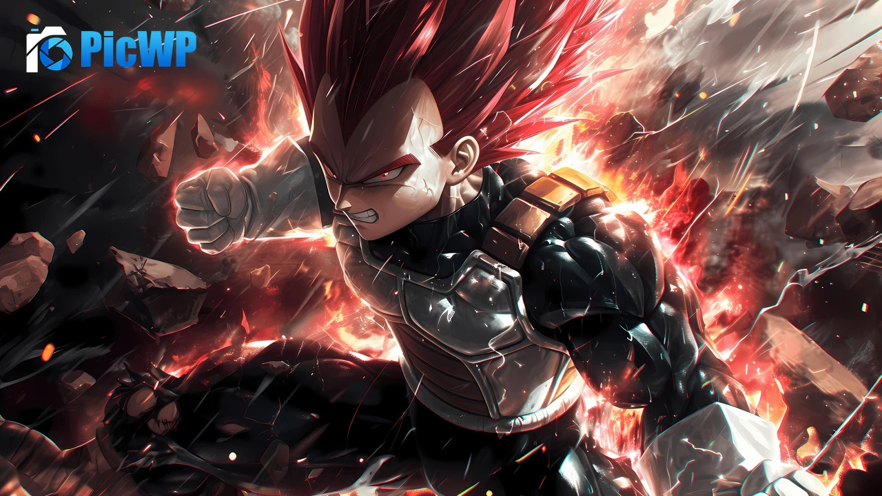 Vegeta Super Saiyan God 4K PC Wallpaper