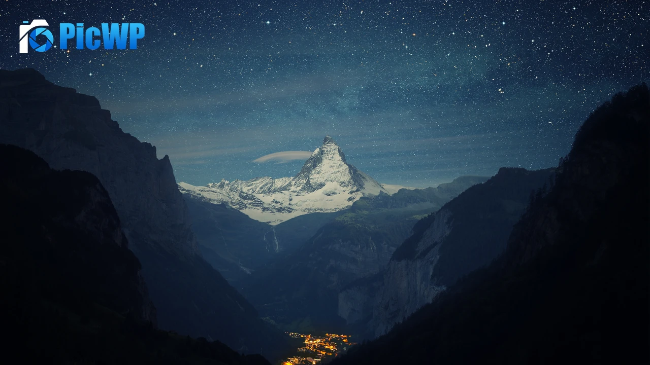 Matterhorn Lauterbrunnen valley 4K PC Wallpaper
