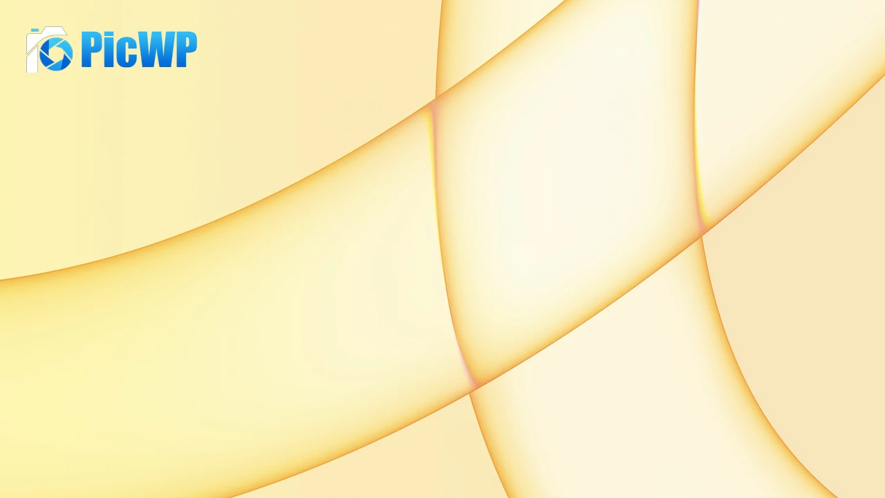 iMac 2021 Yellow background 4K PC Wallpaper
