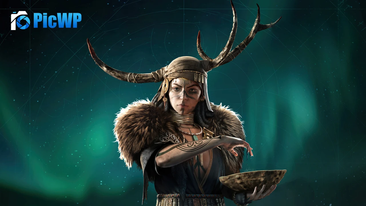 Valka the Seer Assassin's Creed Valhalla 4K PC Wallpaper