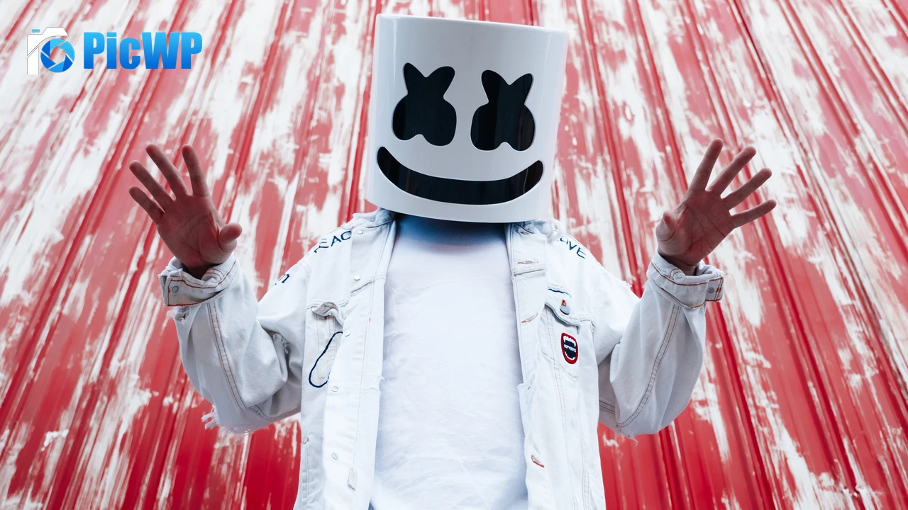 Marshmello American DJ 4K PC Wallpaper
