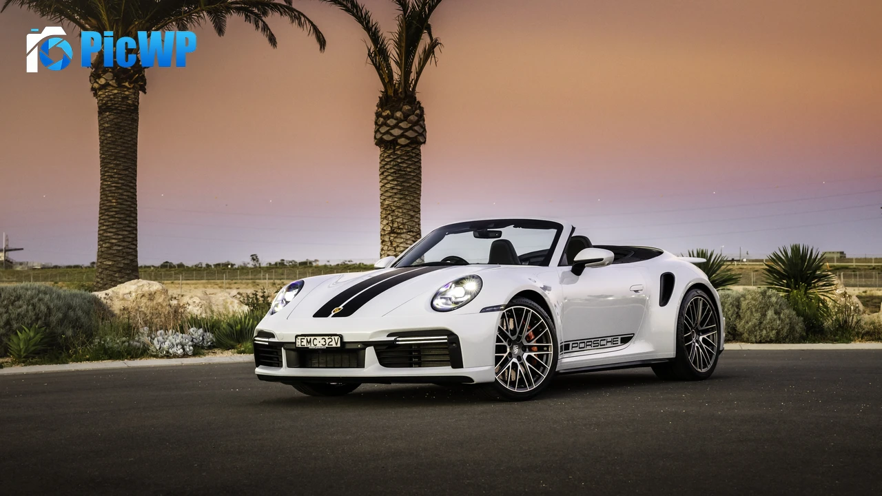 Porsche 911 Turbo Cabriolet 2021 4K PC Wallpaper