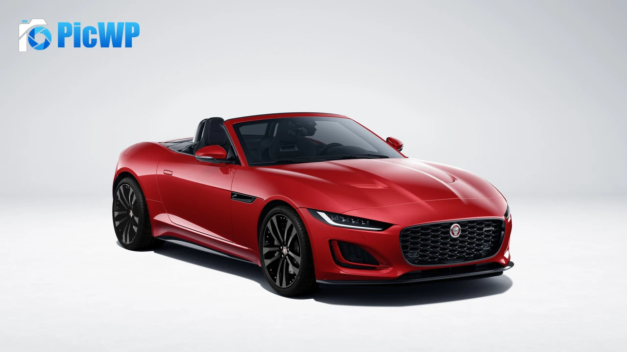 Jaguar F-Type R-Dynamic Black Convertible 4K PC Wallpaper