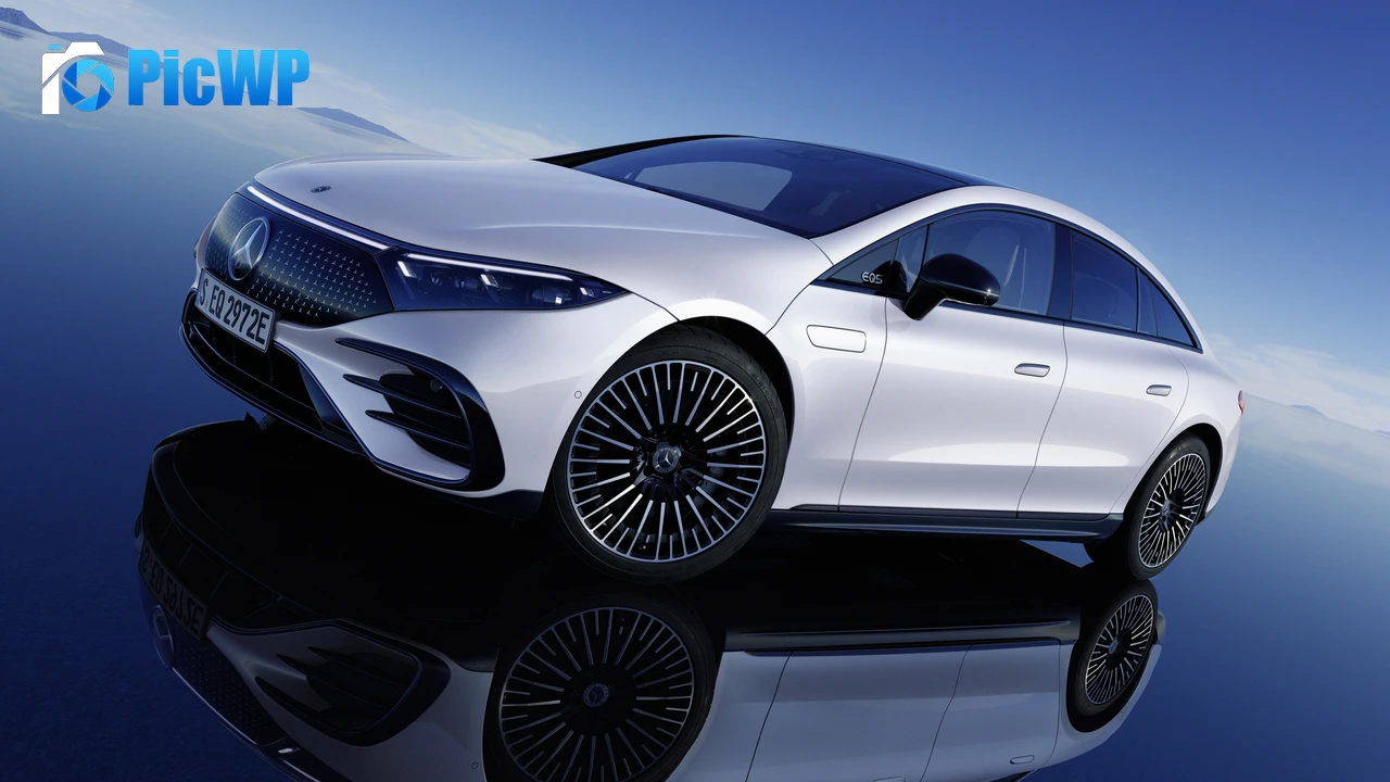 Mercedes-Benz EQS 580 4MATIC AMG Line Electric cars 4K PC Wallpaper
