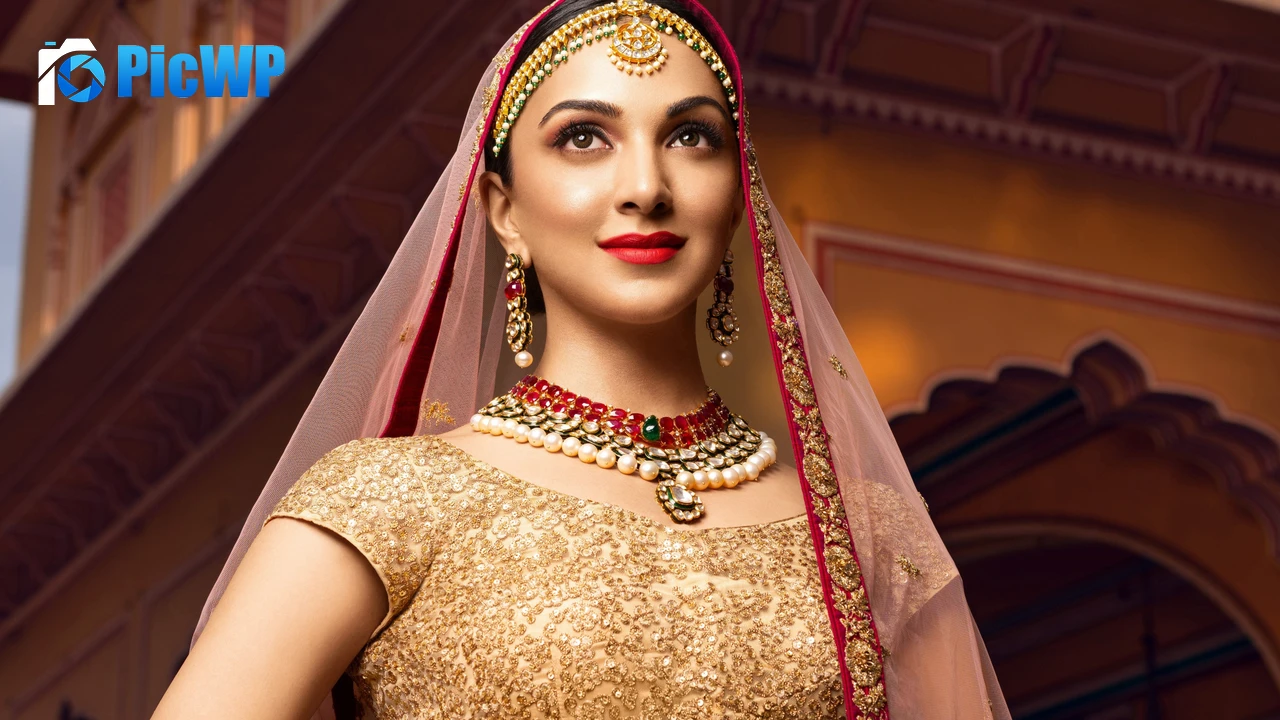 Kiara Advani Traditional 4K PC Wallpaper