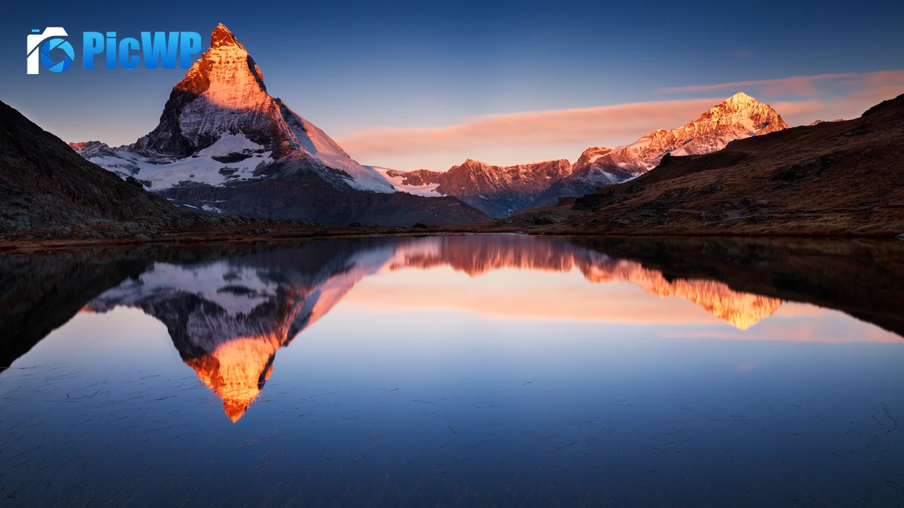 Riffelsee Lake Switzerland 4K PC Wallpaper