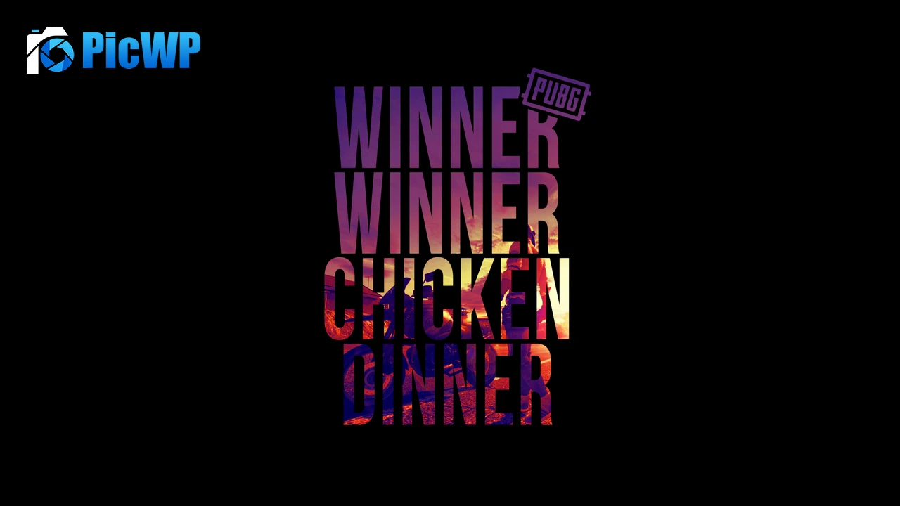 Winner Winner Chicken Dinner PUBG 4K PC Wallpaper