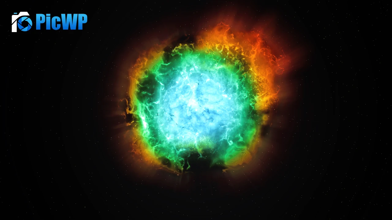 Supernova Deep space 4K PC Wallpaper