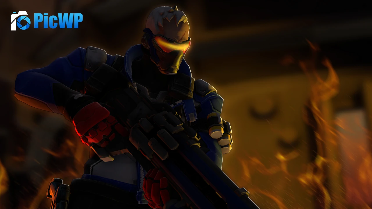 Soldier 76 Artwork 4K PC Wallpaper