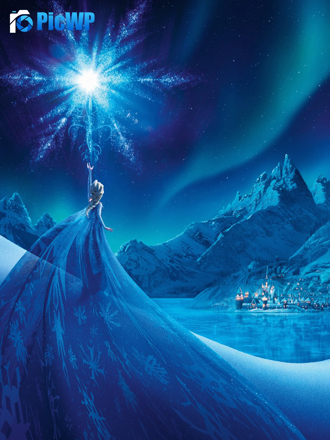 Frozen Elsa 5K Mobile Wallpaper
