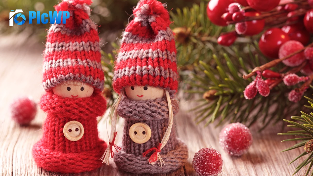 Christmas decoration Toys 4K PC Wallpaper