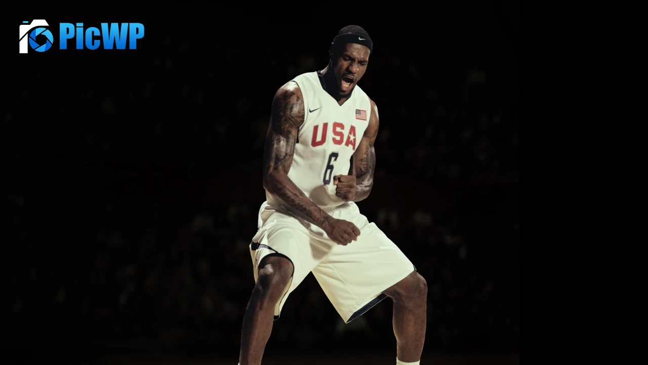 American basketball player LeBron James 4K PC Wallpaper
