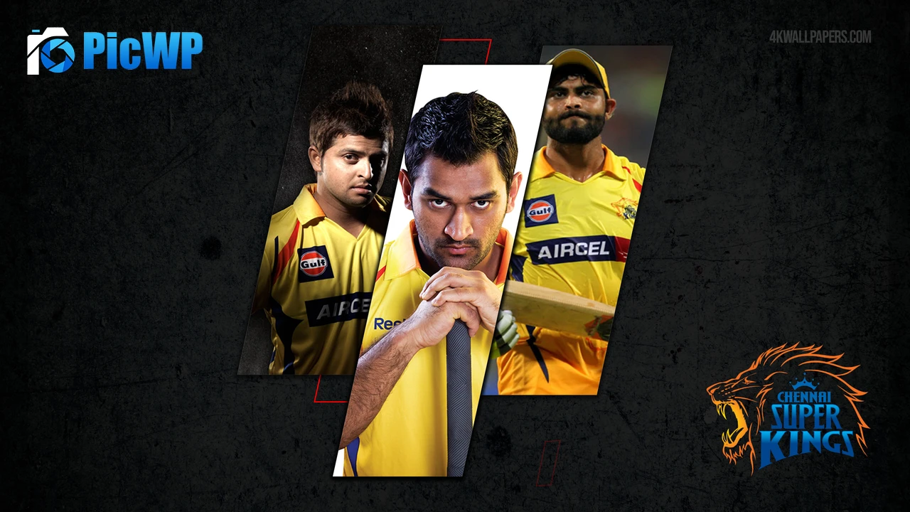 Chennai Super Kings Team CSK 4K PC Wallpaper