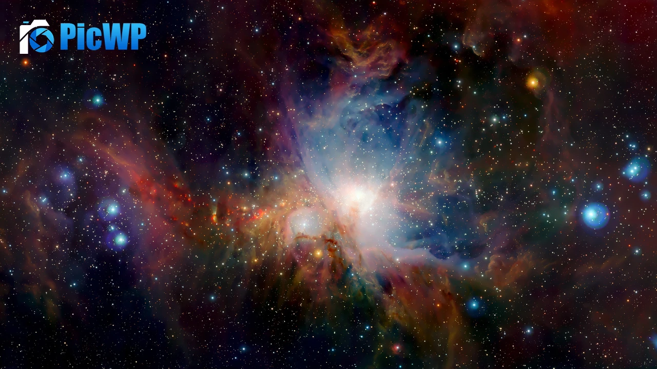 Orion Nebula Infrared vision 4K PC Wallpaper