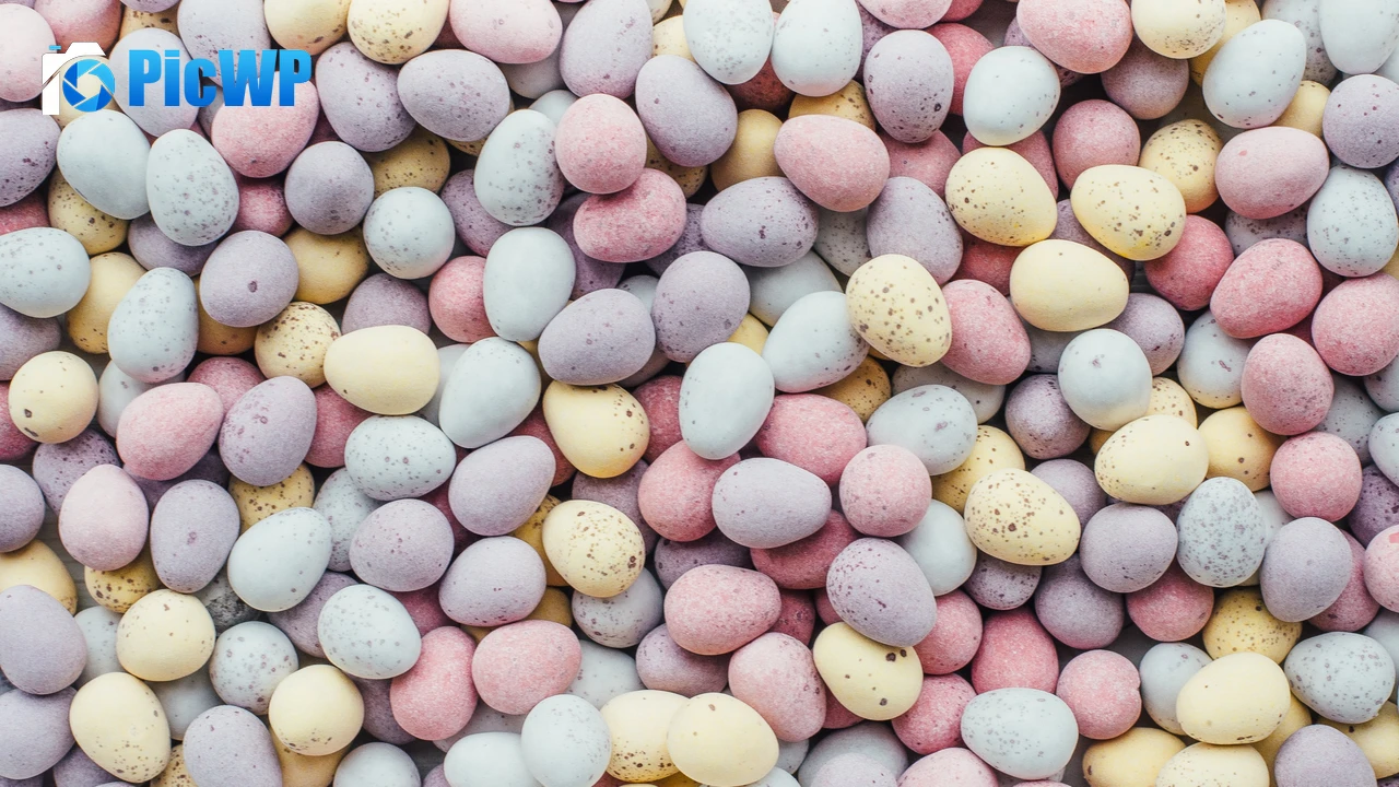 Easter eggs Colorful 4K PC Wallpaper