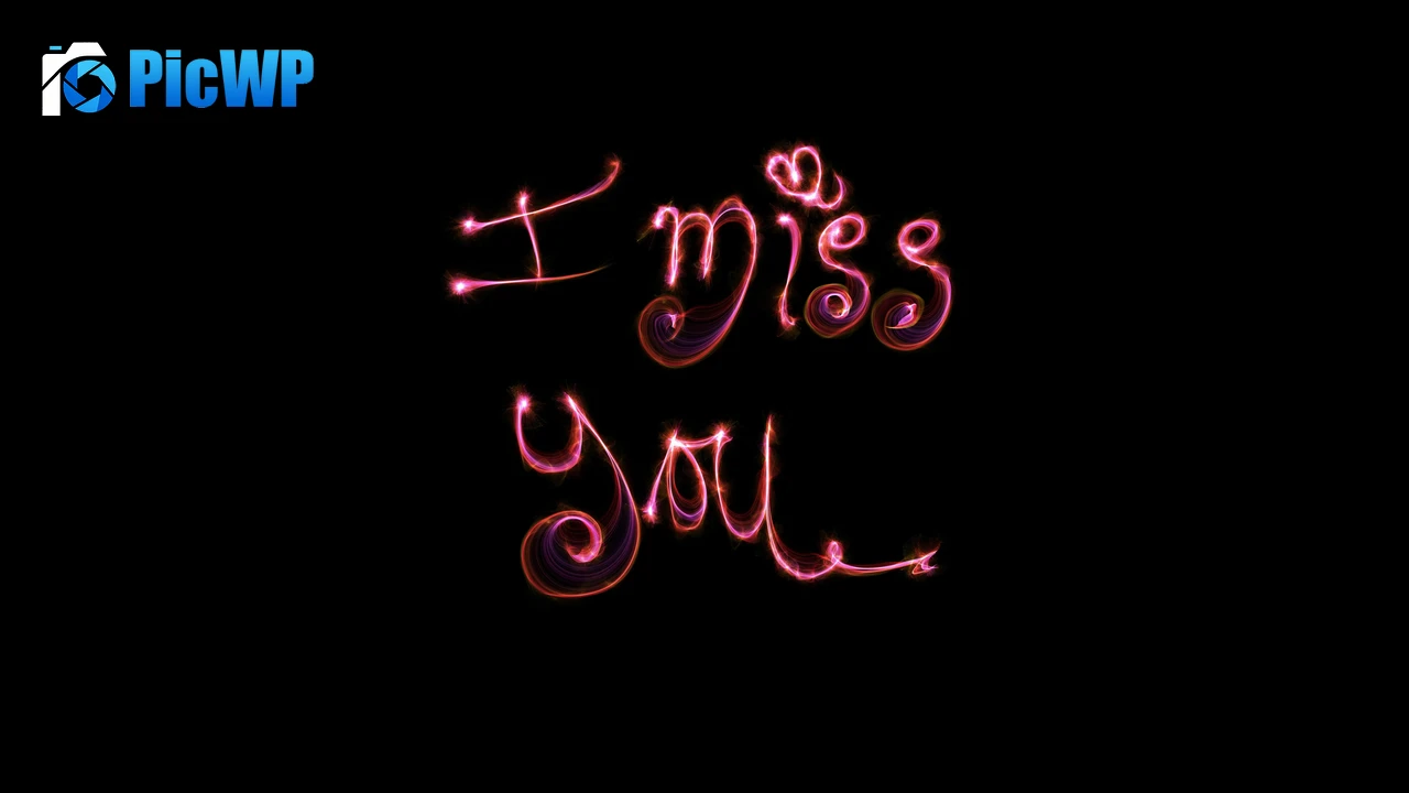 I Miss You AMOLED 4K PC Wallpaper