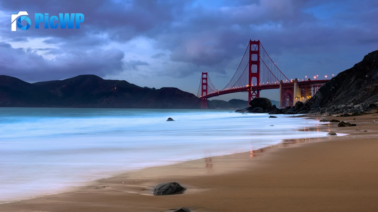 Golden Gate Bridge Evening 4K PC Wallpaper
