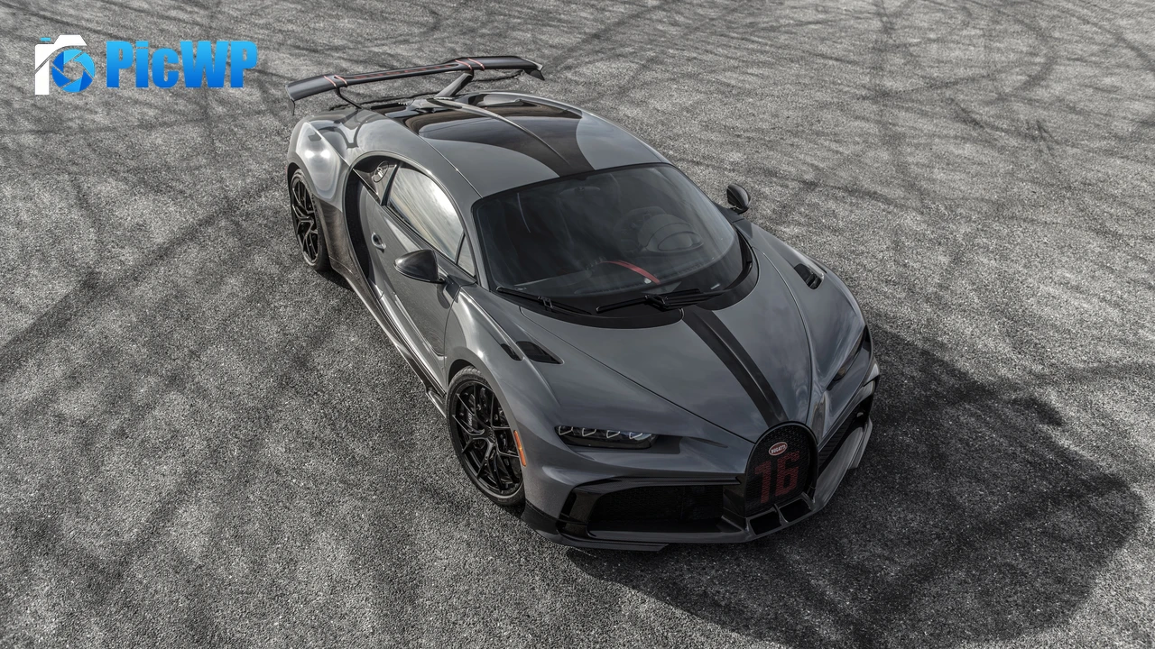 Bugatti Chiron Pur Sport Black cars 4K PC Wallpaper